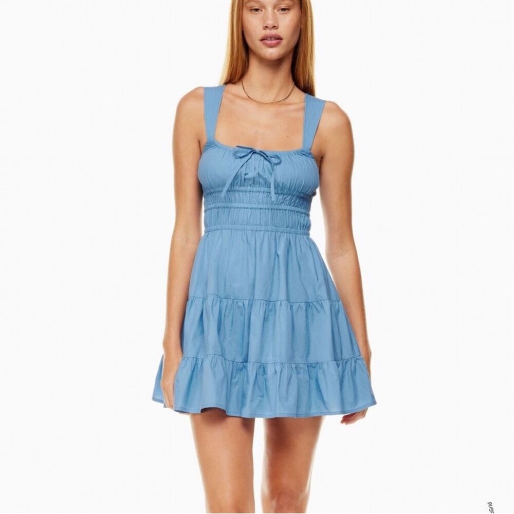 Aritzia Sunday Best Martine Poplin Mini Dress